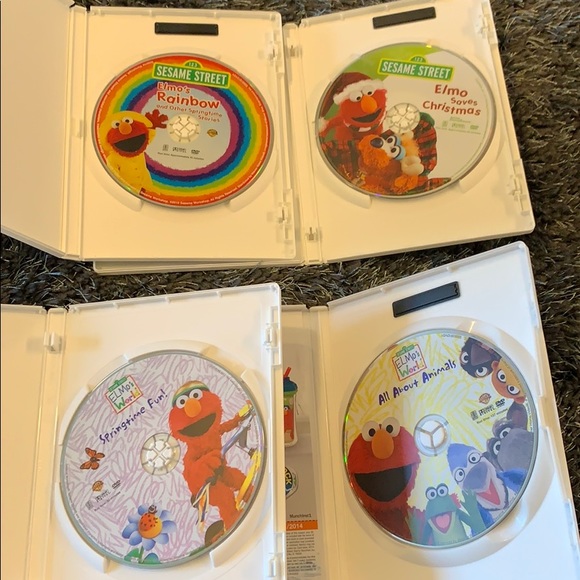 4 SESAME STREET Elmo Preschool Toddler DVDs - Picture 12 of 15